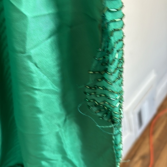 2004 Emerald Green Beaded Formal Dress from Fleur de Lis - Picture 9 of 9